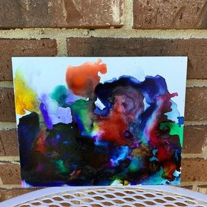 Small work of abstract art 8x10